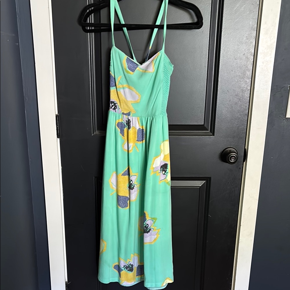 Corey Lynn Calter Mint and Purple Dress